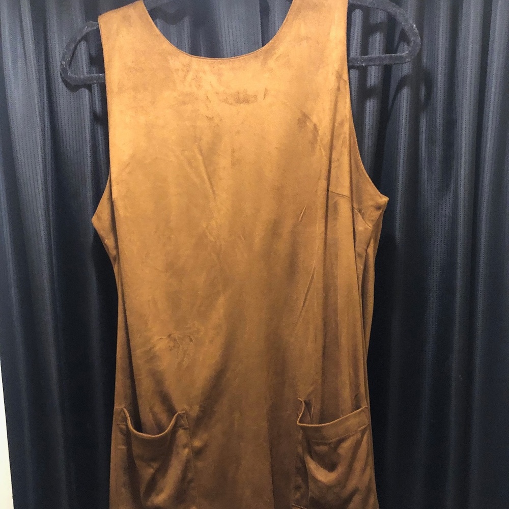 Suede dress